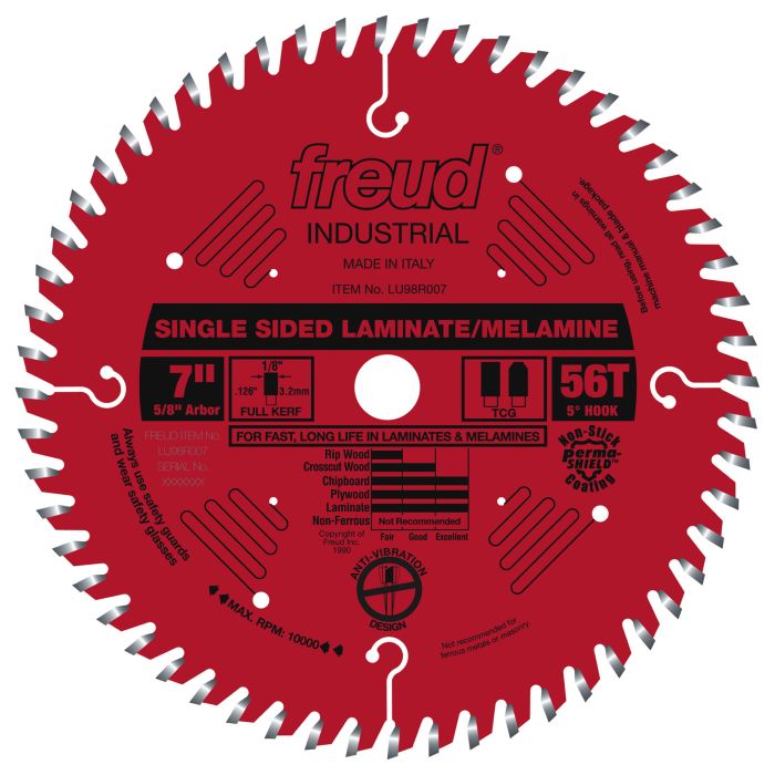 Freud LU98R007 7" Single Sided Laminate/Melamine Blade