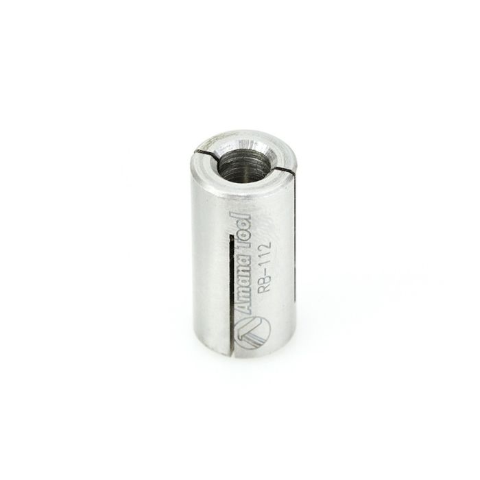 Amana tool RB-112 High Precision Steel Router Colet Reducer 12mm Overal D x 6mm Inner D x 1 Inch Long