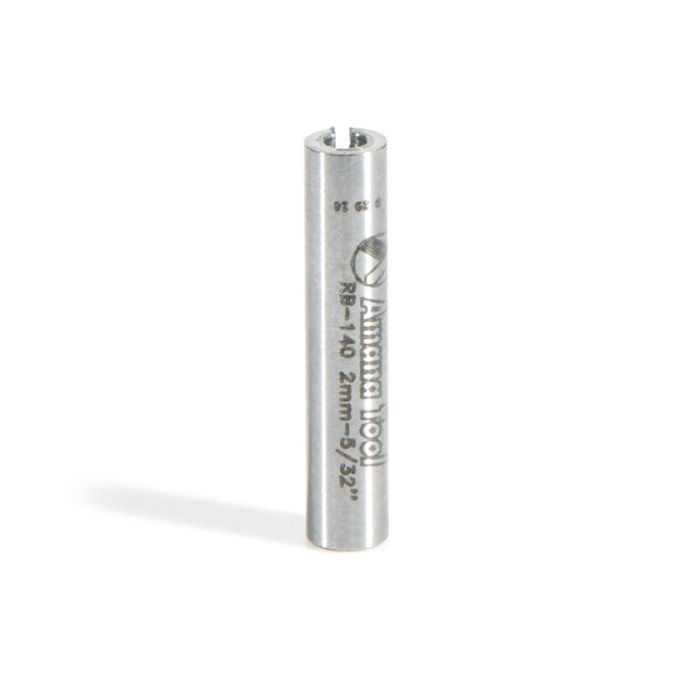 Amana tool RB-140 High Precision Steel Router Colet Reducer 4mm Overal D x 2mm Inner D x 20mm Long