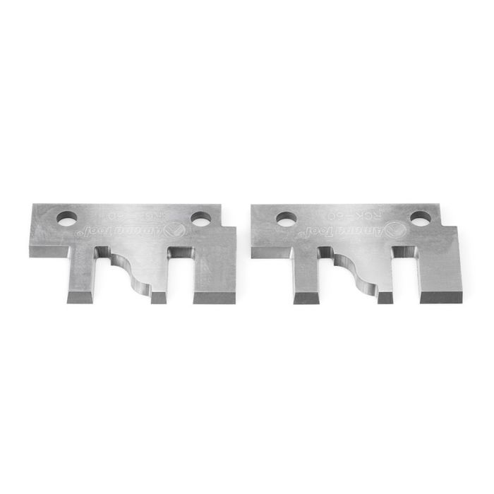 Amana tool RCK-60 Pair of 40 x 26 x 2mm Insert Carbide Replacement Knives for Stile & Rail Cutterhead 61272