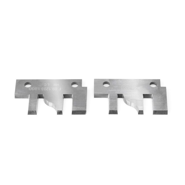 Amana tool RCK-62 Pair of 40 x 26 x 2mm Insert Carbide Replacement Knives for Stile & Rail Cutterhead 61274