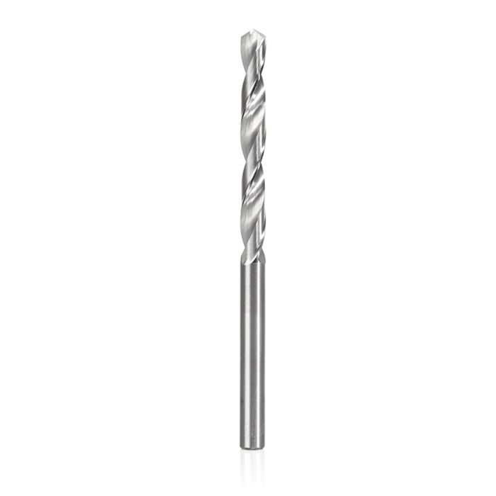 Amana tool SCFD-102 Solid Sub Micrograin Carbide 4 Facet Point 118 Deg x 5/32 Dia x 1-3/8 Cut Length x 5/32 Shank x 2-1/2 Inch Long Jobber Length Fractional Dril