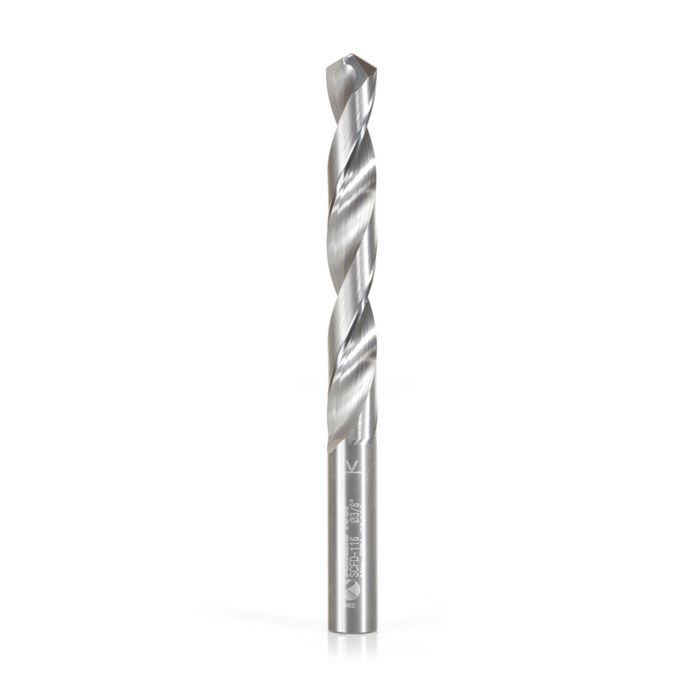 Amana tool SCFD-116 Solid Sub Micrograin Carbide 4 Facet Point 118 Deg x 3/8 D x 2-3/4 Cut Length x 3/8 SHK x 4-1/4 Inch Long Jobber Length Fractional Dril