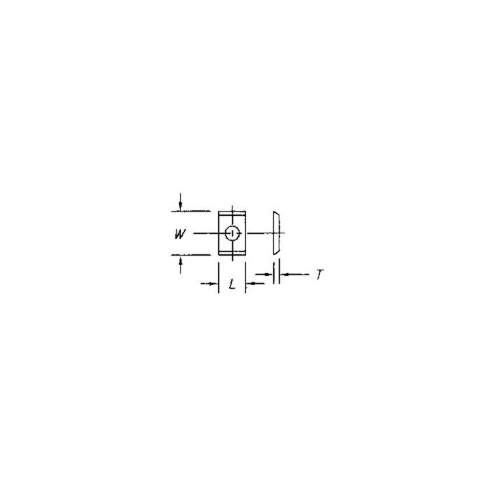 SOUTHEAST TOOL SI-10510515 S/C Insert 10.5mm x10.5mm x1.5mm x4mm hole