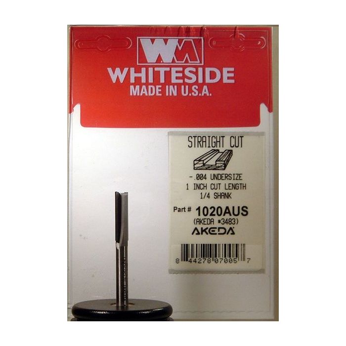 Whiteside 1020AUS Akeda Undersize Straight Bit