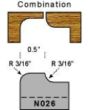 3/16 radius combination plug