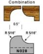 5/16 radius combination profile