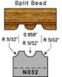 5/32 split bead profile