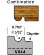 5/32 radius combination profile