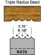 1/8 radius triple bead profile