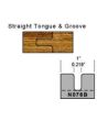straight groove profile