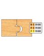 FREEBORN - PC-19-030 - CARBIDE FLOORING SET Shaper Cutter