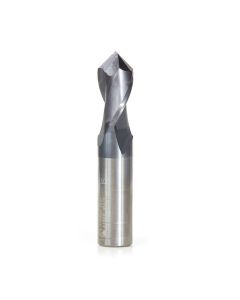 Amana tool 51658 CNC Solid Carbide 90 Deg V Spiral with AlTiN Coating for Steel & Stainless Steel 3/4 D x 1-1/2 CH x 3/4 SHK x 4 Inch Long Up-Cut Dril/Router Bit/End Mil
