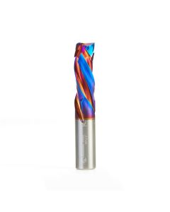 Amana tool 46012-K CNC SC Spektra Extreme tool Life Coated Compression Spiral 1/2 D x 1-1/4 CH x 1/2 SHK x 3 Inch Long 3 Flute Router Bit