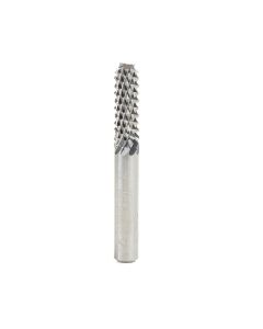 Amana tool 46099 End Mil Point Diamond Pattern, Composite Cutting 1/4 Dia x 3/4 Cut Height x 1/4 Shank x 2 Inch Long Ultra-Fine Router Bit