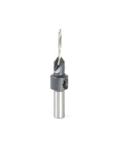 Amana tool 55200XL High Performance Carbide Tipped Countersink with AlTiN Coating, 11/32 D x 3/32 Dril D x 5/16 Round SHK, Includes HSS M2 Fuly Ground Dril Bit