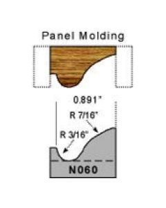 3/16 radius panel molding profile