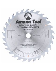 Amana 612300 12"/30T RIPPING STRAIGHT GRIND