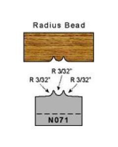 3/32 radius bead
