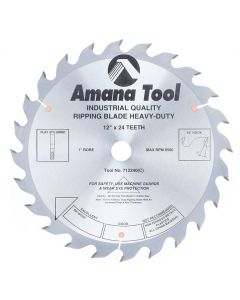 Amana 712240 12"/24T RIPPING STRAIGHT GRIND