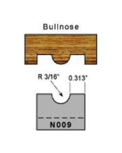 3/8 bullnose profile