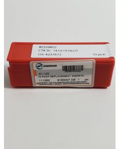 ONSRUD 91-125 SOLD 10 TO A PACK REPLACEMENT INSERTS