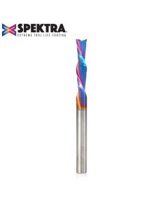 Amana 46416-K Solid Carbide Spektra™ Extreme Tool Life Coated Spiral Plunge 1/4 Dia x 1-1/8 x 1/4 Inch Shank