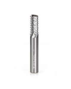Amana 48016 Solid Carbide Medium Burr with End Mill Point Fiberglass and Composite Cutting 3/8 Dia x 7/8 x 3/8 Shank Router Bit
