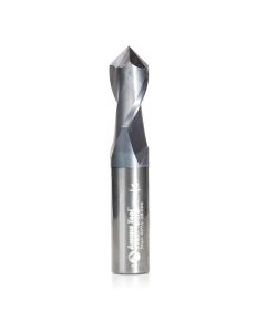 Amana 51657 High Performance CNC Solid Carbide 90 Degree 'V' Spiral Drills with AlTiN Coating 2-Flute x 5/8 Dia x 1-1/4 x 5/8 Shank x 3-1/2 Inch Long Up-Cut Router Bit/End Mill