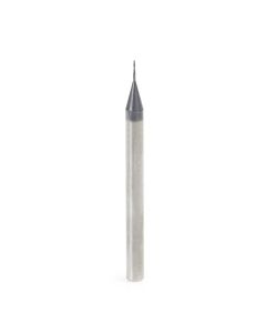 Amana 51661 AlTiN Coated CNC Steel, Stainless Steel & Composite Square Mini End Mill 0.015 Dia x 0.045 x 1/8 Shank