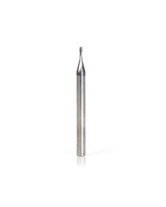Amana 51666 AlTiN Coated CNC Steel, Stainless Steel & Composite Square Mini End Mill 0.040 Dia x 0.120 x 1/8 Shank