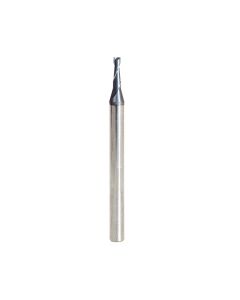 Amana 51679 AlTiN Coated CNC Steel, Stainless Steel & Composite Square Mini End Mill 0.060 Dia x 0.360 x 1/8 Shank