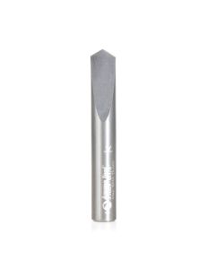 Amana 51689 CNC Solid Carbide 118 Degree Point Spade Drill 3/8 Dia x 1 x 3/8 Shank Router Bit