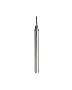 Amana 51725 AlTiN Coated CNC Steel, Stainless Steel & Composite Square Mini End Mill 0.040 Dia x 0.120 x 1/8 Shank