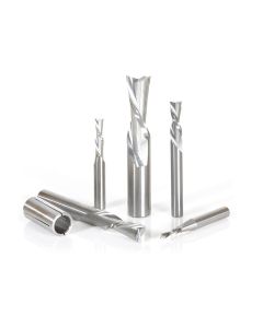 Amana AMS-122 5-Piece Down-Cut Spiral Router Bit Collection