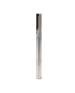 Amana tool DRB-420 Polycrystaline Diamond (PCD) Tipped Double Flute 1/4 D x 3/4 Inch CH x 1/4 SHK Straight Plunge Router Bit