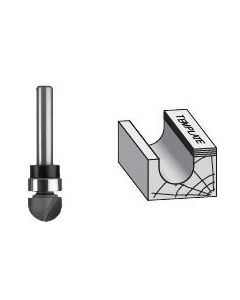 Fs Tool Core Box Bit With Bearing Guide Two Flutes