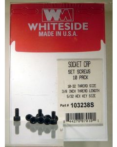 Whiteside 103238SBLK Socket head Cap Screws -