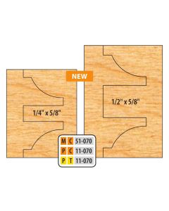 FREEBORN - PT-11-070 - T-ALLOY DOUBLE SIDED COPE & PATTERN SET Shaper Cutter