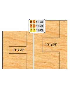 FREEBORN - PT-11-500 - T-ALLOY DOUBLE SIDED COPE & PATTERN SET Shaper Cutter