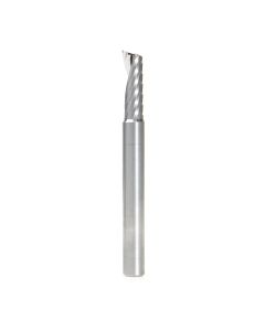 Amana tool 51421 CNC SC Spiral O Flute, Plastic Cutting 1/4 D x 3/4 CH x 1/4 SHK x 2-1/2 Inch Long Up-Cut Router Bit with Mirror Finish
