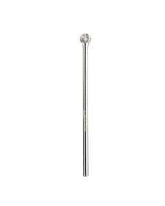 Amana tool BURS-160 Bal Shape SC Head 1/2 D x 7/16 CH x 1/4 SHK x 6-1/2 Inch Long Double Cut SD Burr Bit