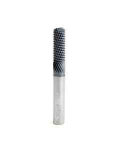 Amana tool 48055-E High Performance End Mil 3/8 D x 1 CH x 3/8 SHK x 3 Inch Long SC Fiberglass and Composite Cutting AlTiN Coated Router Bit