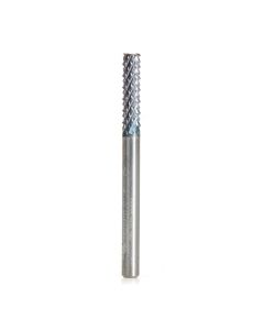 Amana tool 48050-B High Performance Burr End 1/8 D x 1-1/2 CH x 1/8 SHK x 1-1/2 Inch Long SC Fiberglass and Composite Cutting AlTiN Coated Router Bit