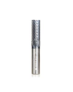 Amana tool 48058-B High Performance Burr End 1/2 D x 1-1/8 CH x 1/2 SHK x 3 Inch Long SC Fiberglass and Composite Cutting AlTiN Coated Router Bit