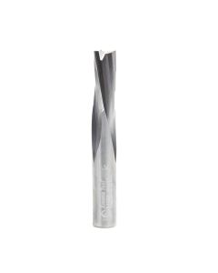 Amana tool 51737 Solid Carbide Spiral Finisher 1/2 Dia x 1-1/8 Cut Height x 1/2 Shank x 3-1/2 Inch Long Down-Cut Router Bit, Leaves an Extra High Surface Finish