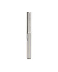 Amana tool HSS1604 Plastic Cutting, Double Straight O Flute 1/4 D x 1 CH x 1/4 SHK x 2-3/8 Inch Long High Speed Steel (HSS) Router Bit