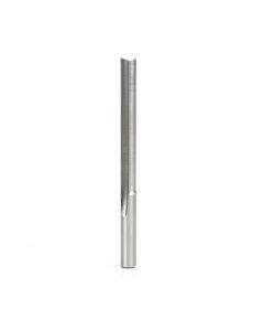 Amana tool HSS1605 Plastic Cutting, Double Straight O Flute 1/4 D x 2 CH x 1/4 SHK x 3-1/4 Inch Long High Speed Steel (HSS) Router Bit