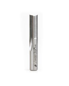 Amana tool HSS1606 Plastic Cutting, Double Straight O Flute 3/8 D x 1 CH x 3/8 SHK x 2-1/2 Inch Long High Speed Steel (HSS) Router Bit