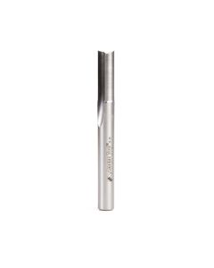 Amana tool HSS1607 Plastic Cutting, Double Straight O Flute 3/8 D x 1 CH x 3/8 SHK x 3-1/2 Inch Long High Speed Steel (HSS) Router Bit